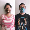 Denim-look chambray masks