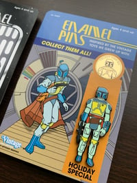 Image 3 of Vintage Collector - Animated Bounty Hunter Enamel Pin