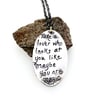 Frida Kahlo quote necklace