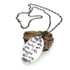 Frida Kahlo quote necklace