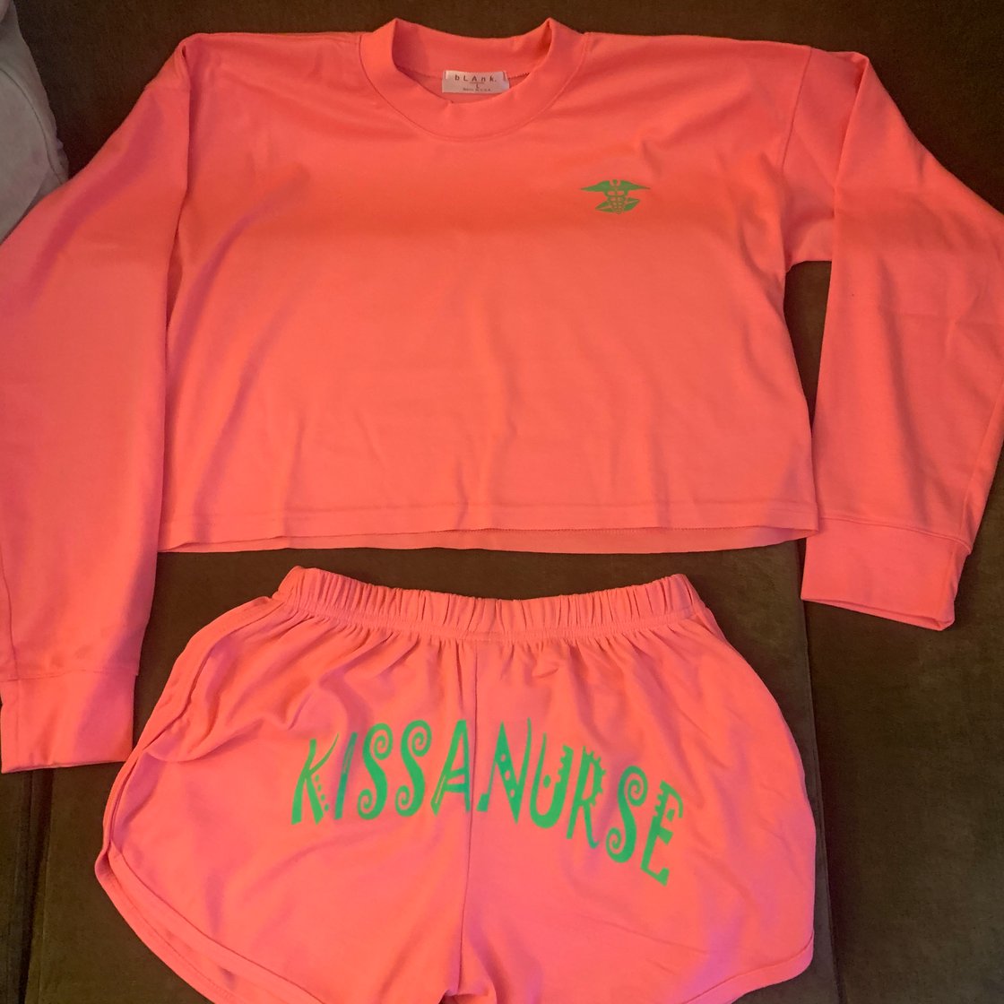 Image of Kissanurse shorts set