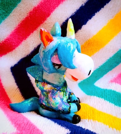 Image of OOAK Julian the Smug Unicorn