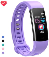 moreFit Kids Fitness Tracker with Heart Rate Monitor,Waterproof Activity Tracker Watch with 4 Sport 