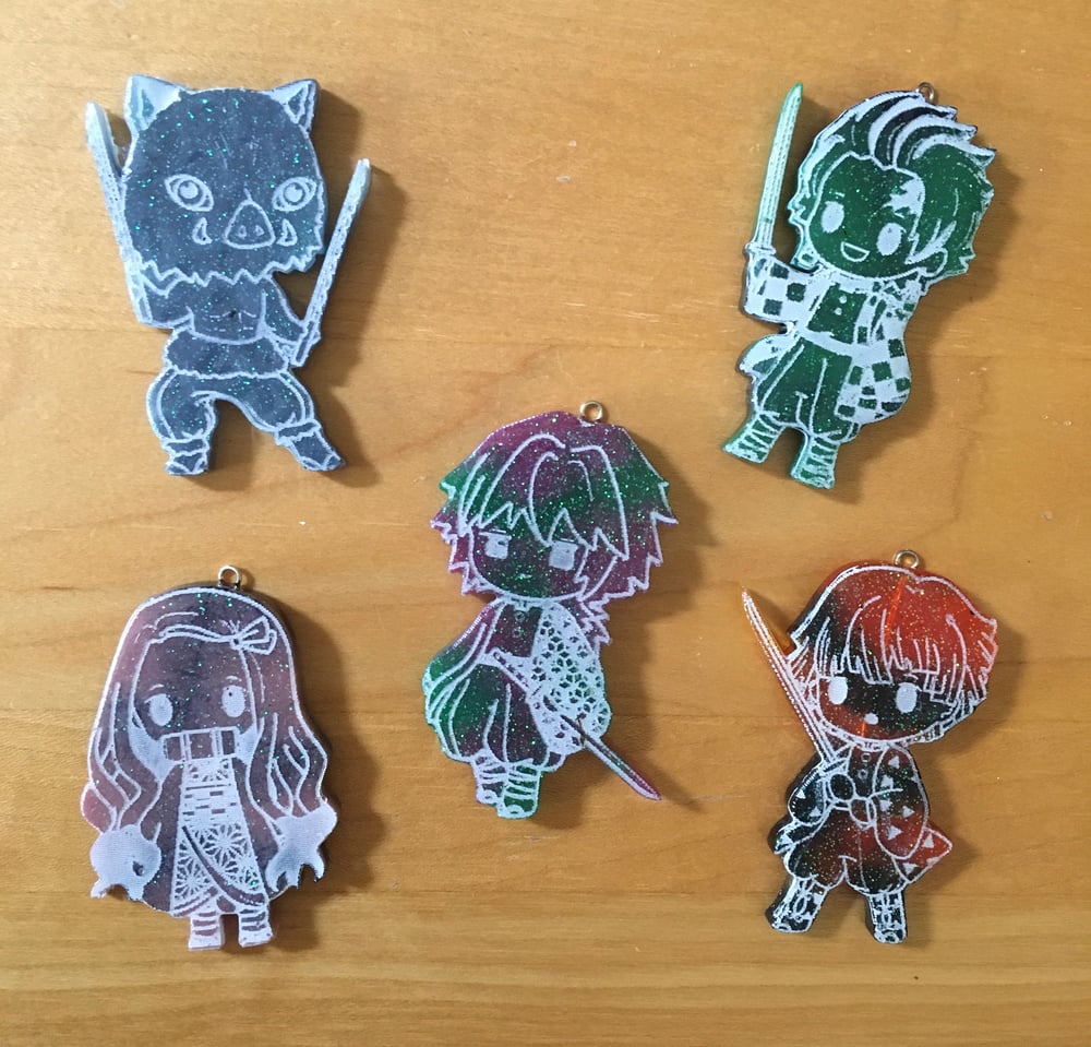 Image of Demon Slayer Resin Charms