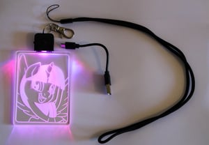 Rechargeable LED Glowing Badges