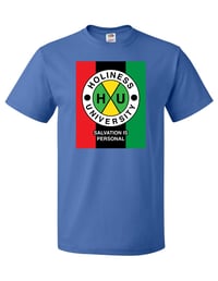 Holiness U CC Short Sleeve Blue Tee