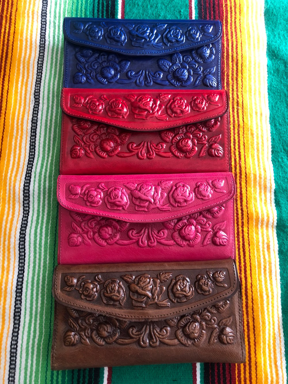 Leather Wallets Different Colors