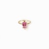 Sparkling Pink Topaz Ring