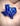 “YEE-HAW!” Texas shaped Enamel pin • Chrome and navy royal blue • 