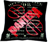 Image of Pantera Pillow - Made out of Vintage Tour T-shirt