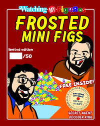 Frosted Mini-Figs - Limited Edition (50) Button Pack