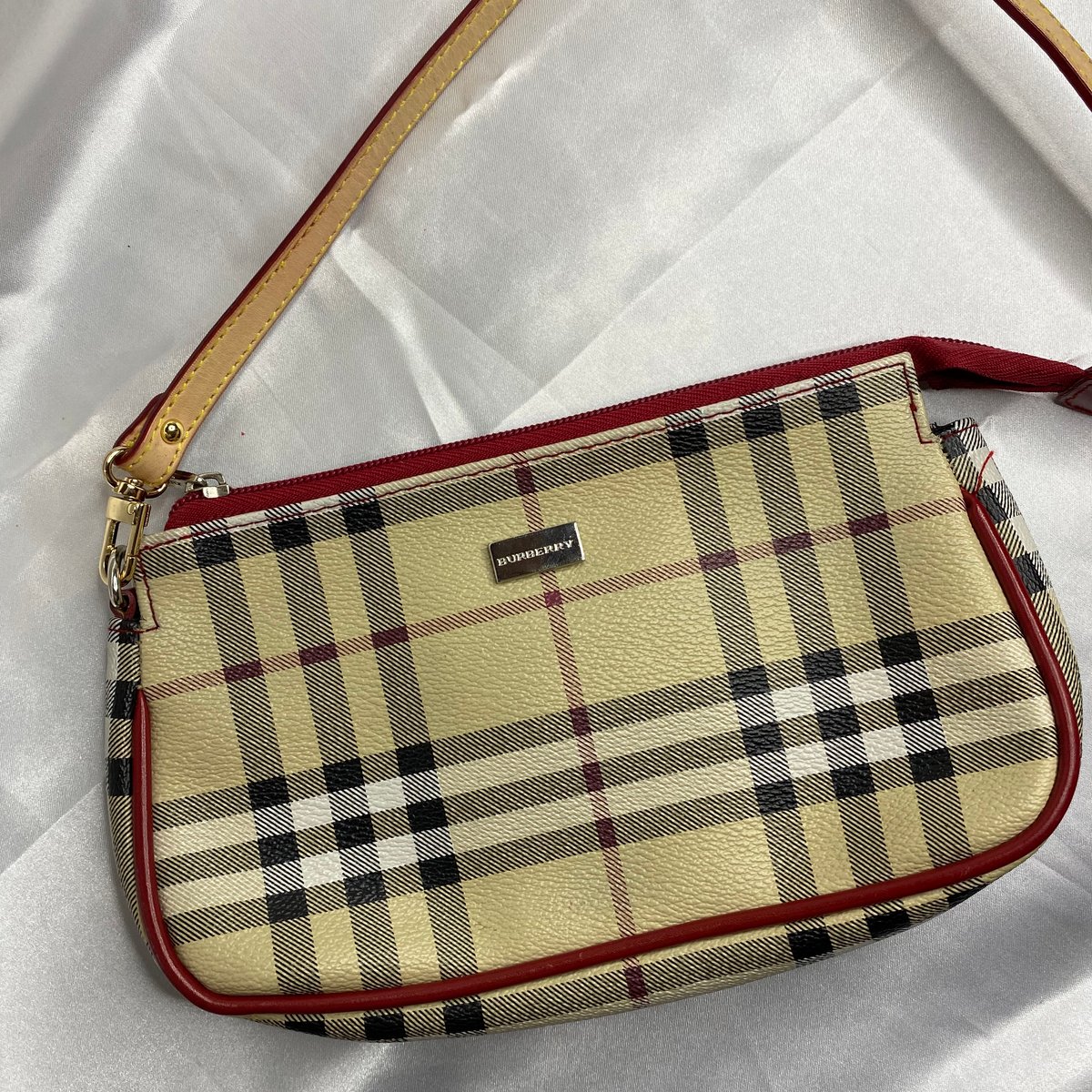 Image of Burberry Nova Check Shoulder Bag