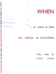 Image of WHEN I SIT DOWN TO WRITE, A Case For Political Conscience (booklet w/online film access code)