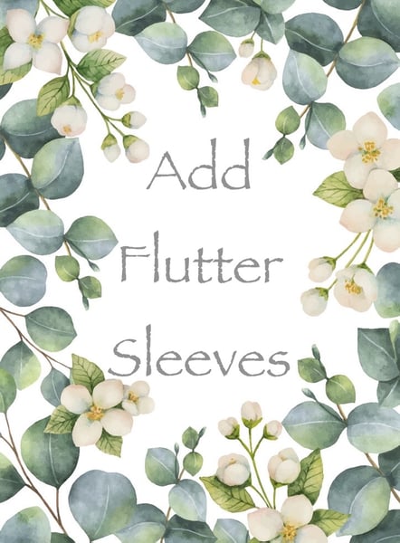 Image of Add Flutter in sleeves
