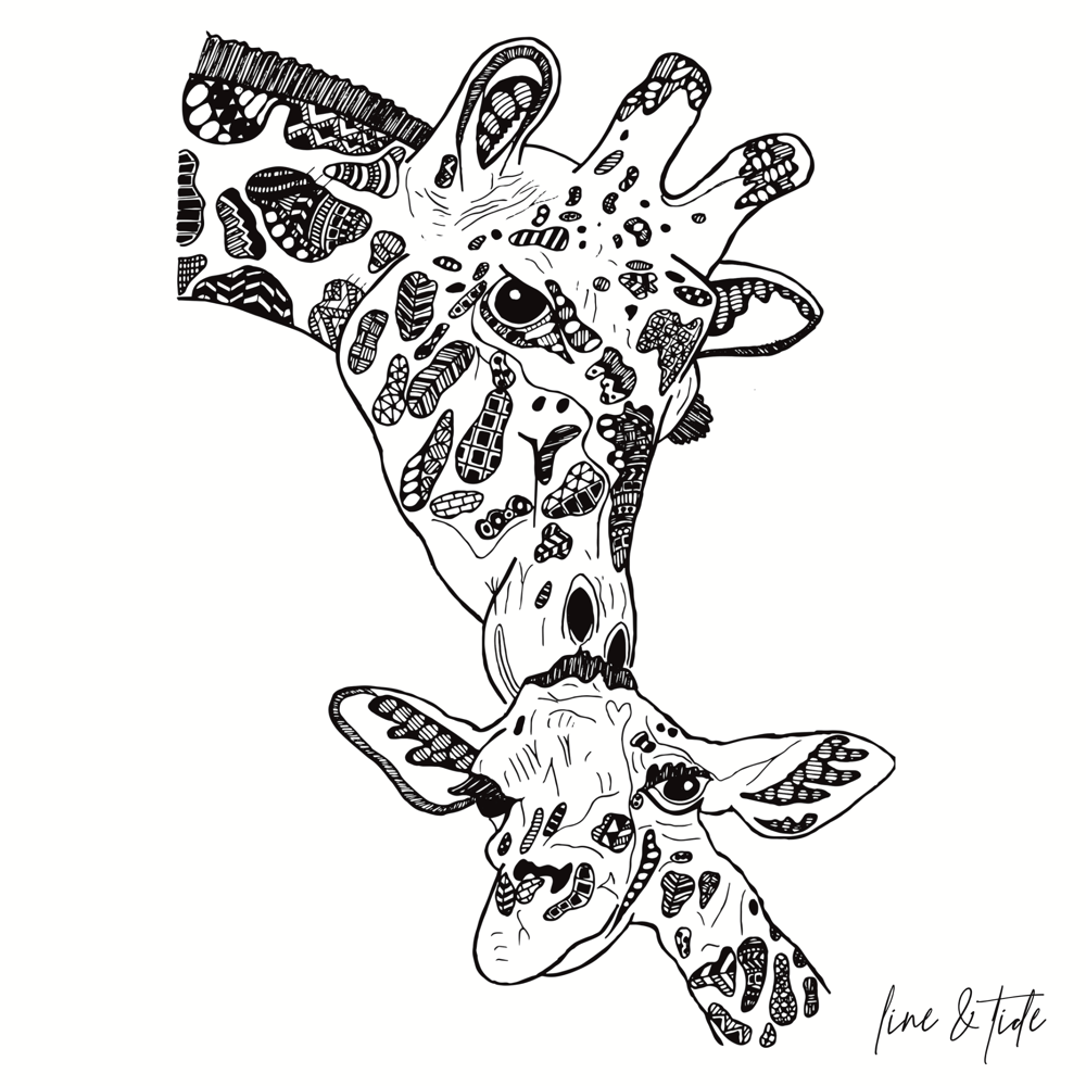 Image of Giraffe Print