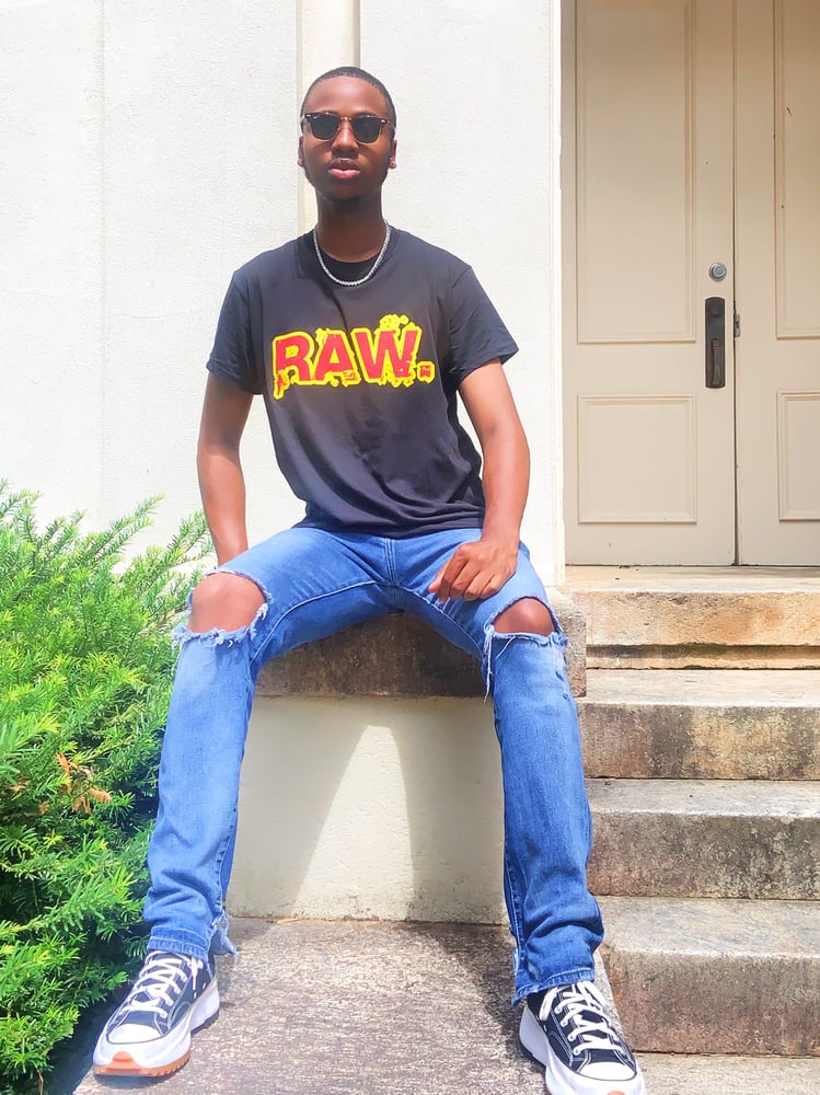 Image of Men "Raw" Tee - Black