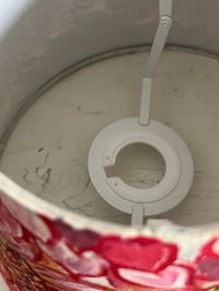 Image 4 of The Lavinia - hand painted fabric shade, base width 20cm