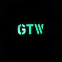 Image 2 of GTW laser cut grayish patch, glow-in-the-dark 