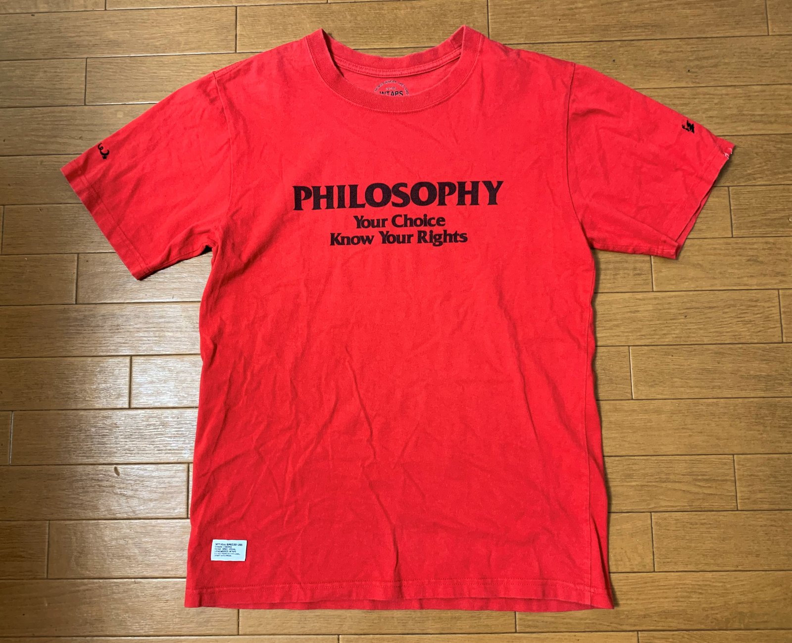 Wtaps 2013ss Philosophy printed t-shirt