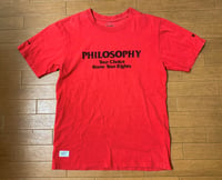 Image 1 of Wtaps 2013ss Philosophy printed t-shirt, size S
