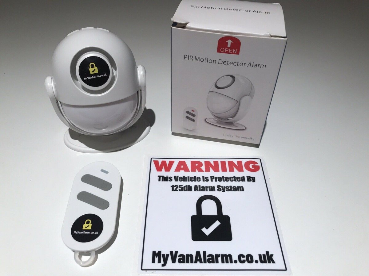 My Van Alarm Motion Alarm Sensor With Remote Control My Van Alarm