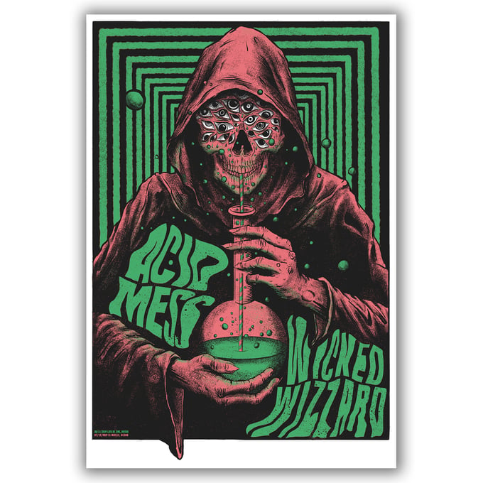 Image of Wicked Wizzard + Acid Mess Poster