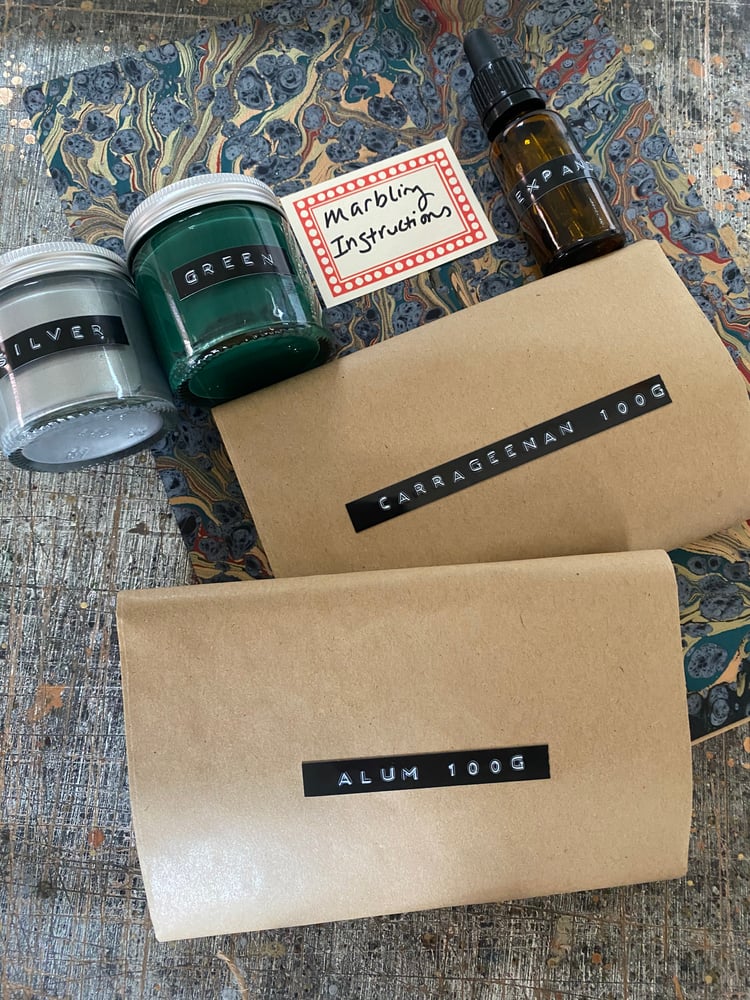 Image of INTERNATIONAL Marbling Provisions - Build your own marbling supplies kit 