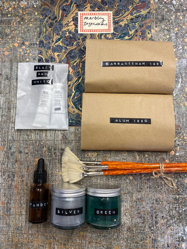 Image of INTERNATIONAL Marbling Provisions - Build your own marbling supplies kit 