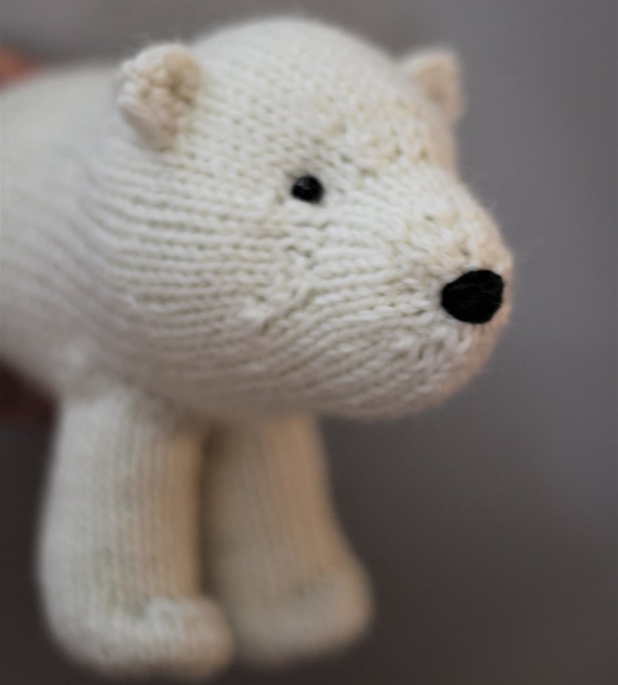 Image of Polar Bear Knitting Pattern