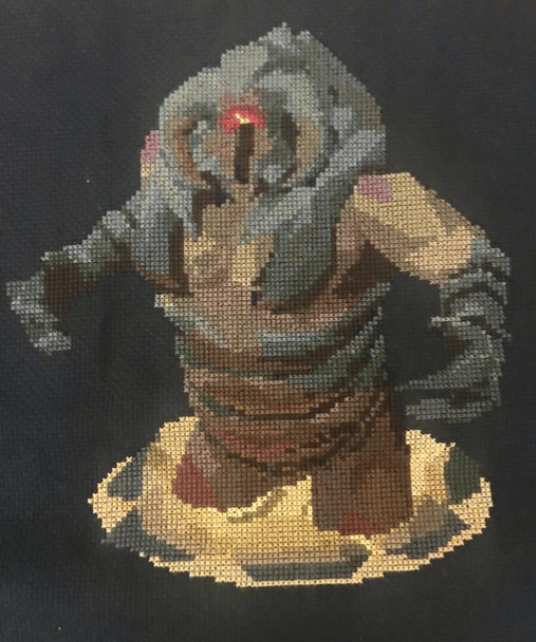 Image of OSRS Zuk Pet Cross Stitch