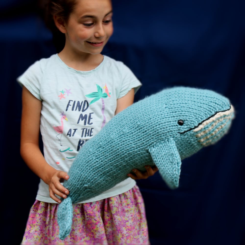 Image of Blue Whale Knitting Pattern