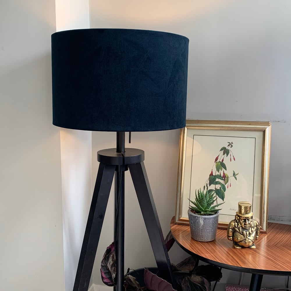 Image of Plush Velvet Navy Shade