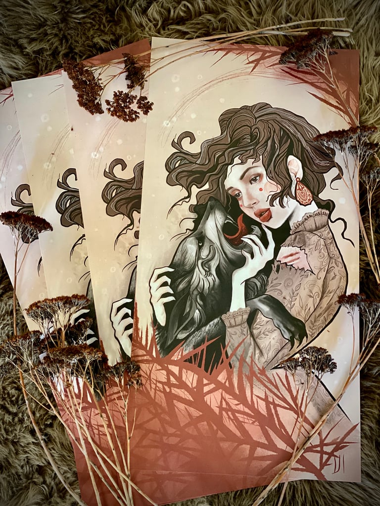 Dancing with the Wolf- 30x60