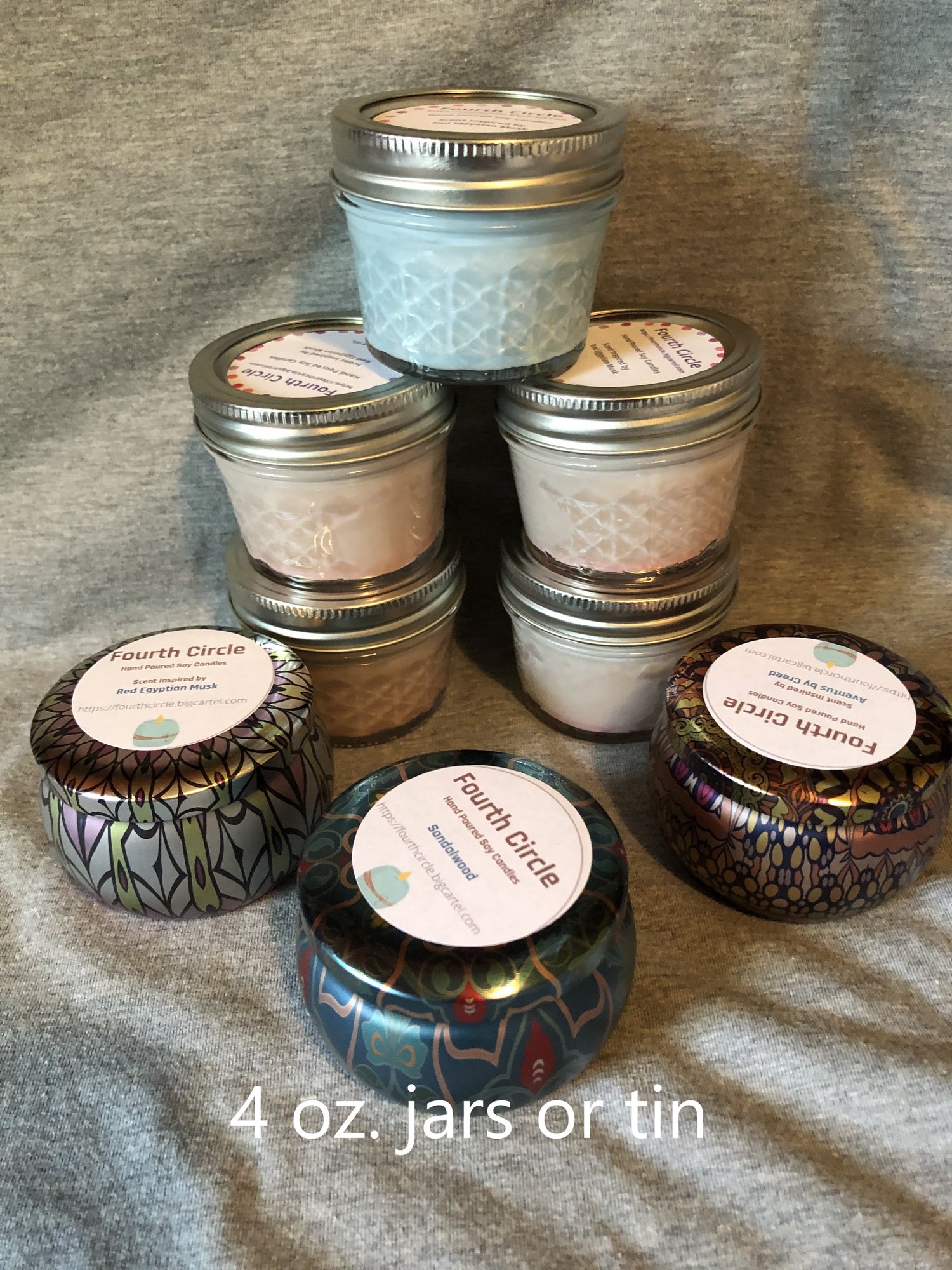 Image of Scented Soy Candles 4oz