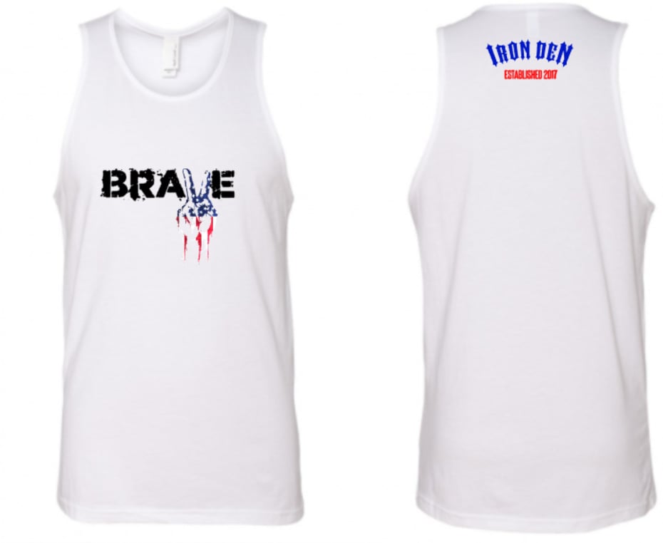 Brave Tank Mens -White