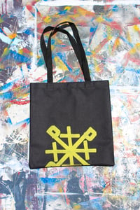 Image of bag up tote bag in black 