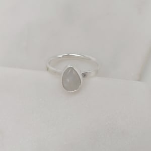 Moonstone Teardrop Ring | Metamorphic Charm