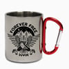 Forever Free Eagle Carabiner Steel Mug