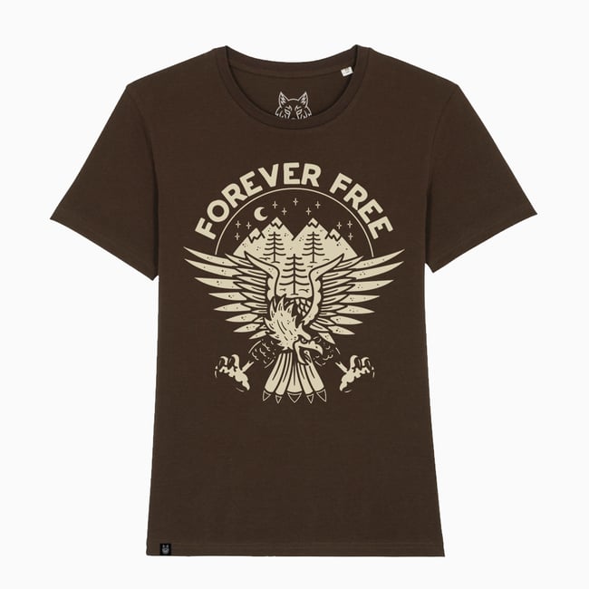 Forever Free Eagle T-Shirt Organic Cotton