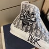  DIOR X SHAWN STUSSY B23 OBLIQUE HIGH WHITE SNEAKER