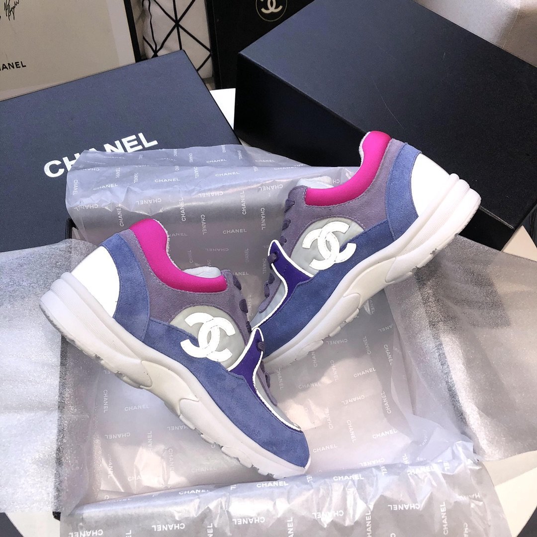 chanel tie dye sneakers