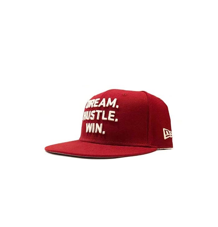 Image of 2520 X NEW ERA DREAM. HUSTLE. WIN. 9FIFTY SNAPBACK - CARDINAL