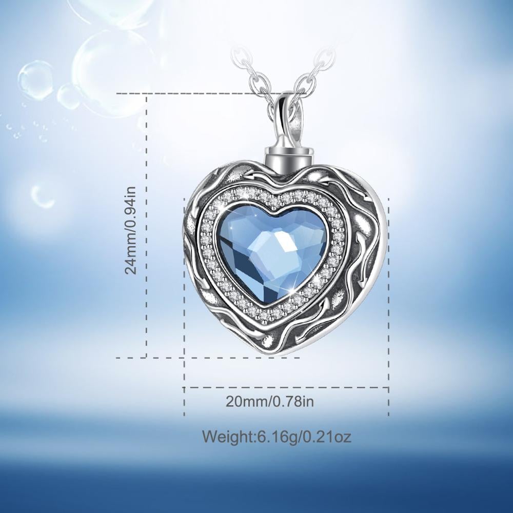 Memorial Ashes Heart Locket (925 Silver)