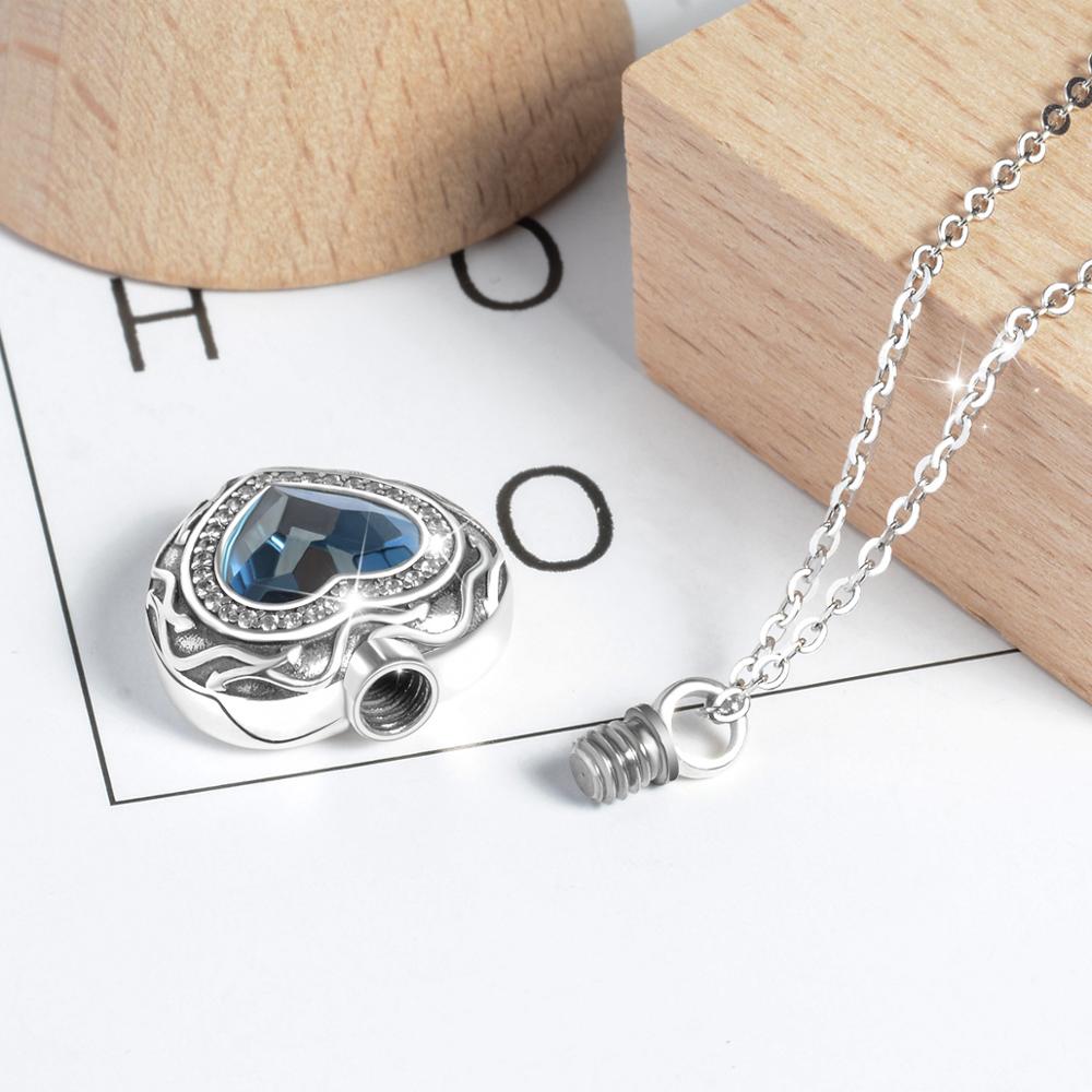 Memorial Ashes Heart Locket (925 Silver)