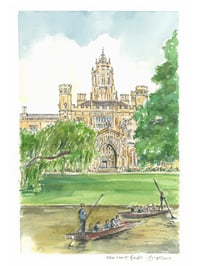 New Court on the Backs - fine art print