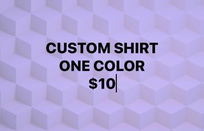 Image of Custom T-Shirt 1 color