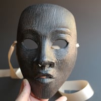 Image 3 of  One of a Kind Handmade Art Mask - Wood