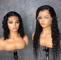 Image 1 of WATER WAVE HUMAN HAIR WIG LACE CLOSURE/FRONTAL