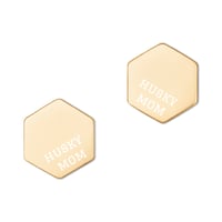  Hexagon Stud Earrings