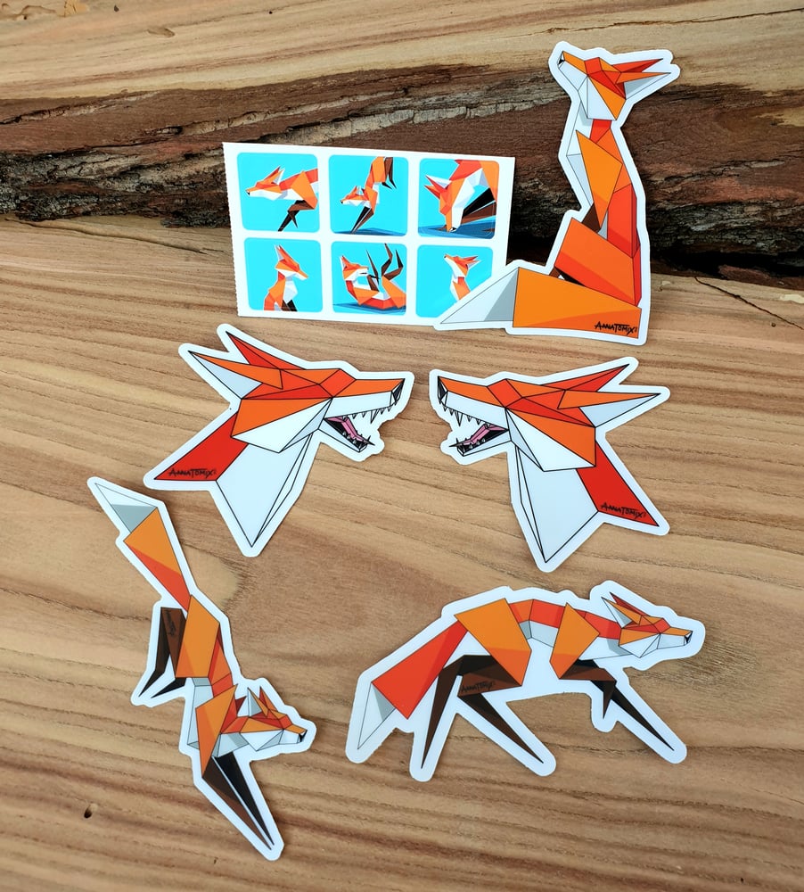 Image of Limited Edition Transparent Sticker Pack